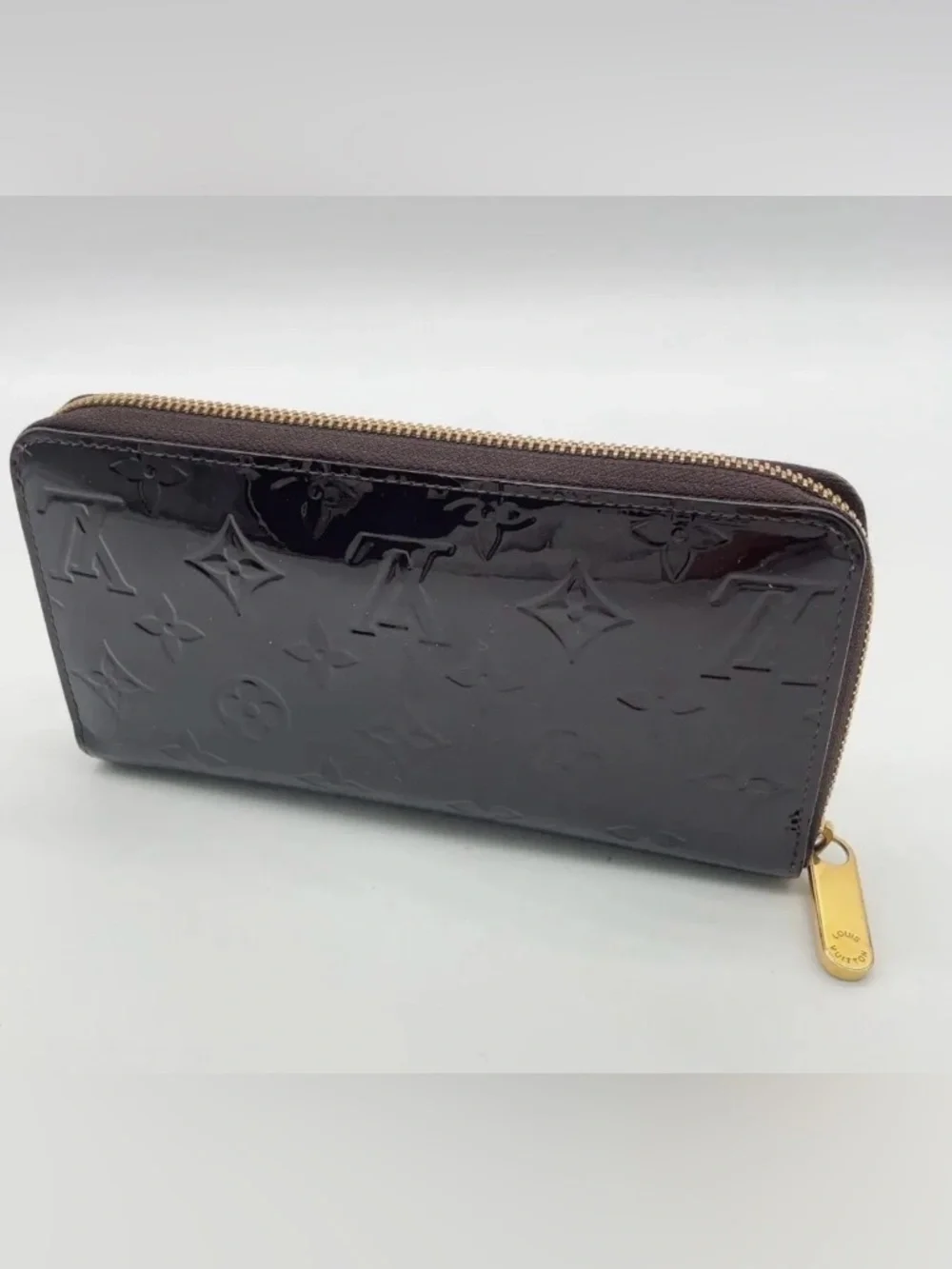 Louis Vuitton Amarante Monogram Vernis Zippy Wallet